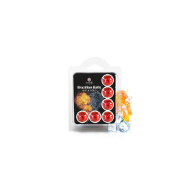 Boules de massage Brésiliennes effet chaud froid x6 